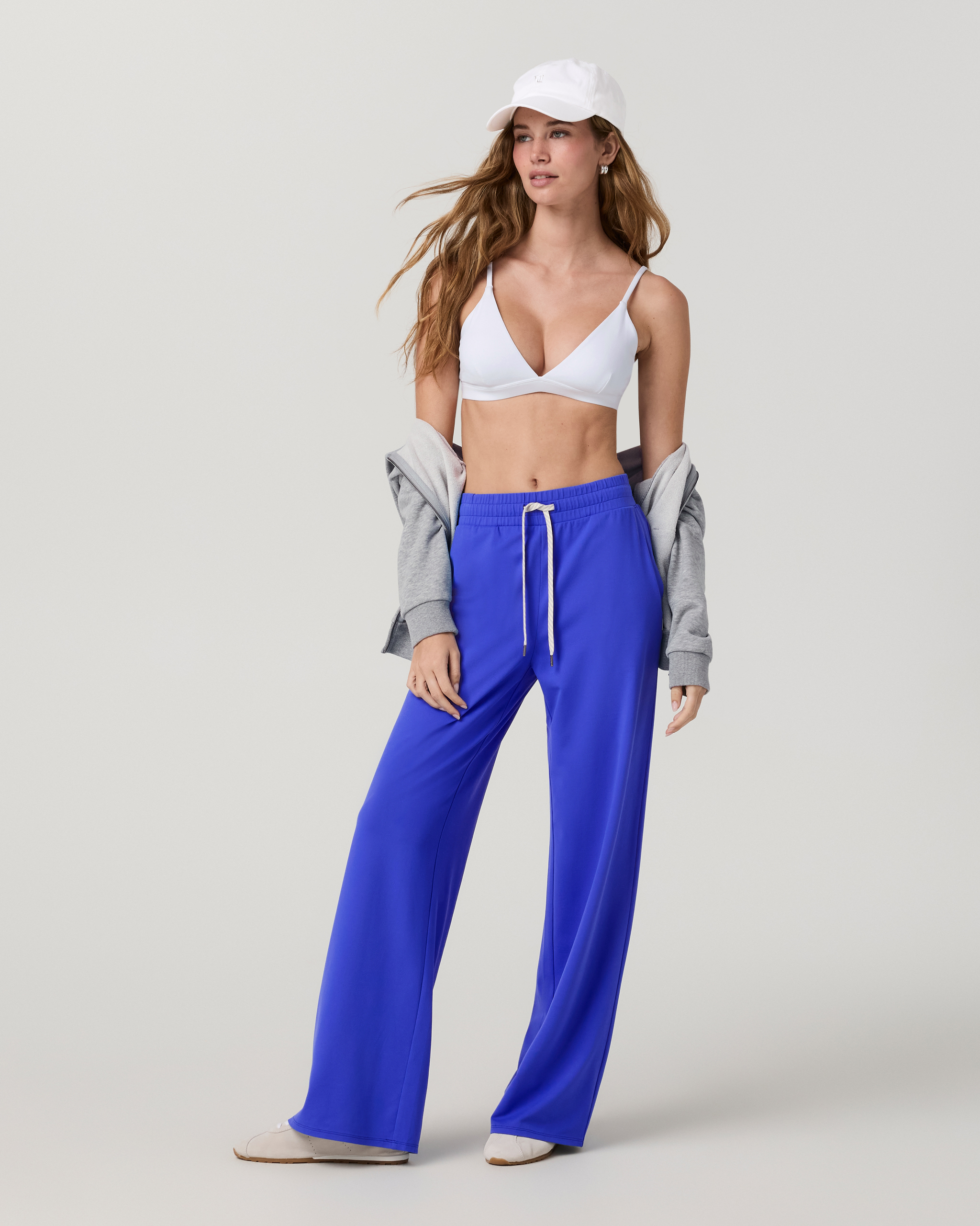 Halo Essential Wideleg Pant | Electric Blue - Image 4
