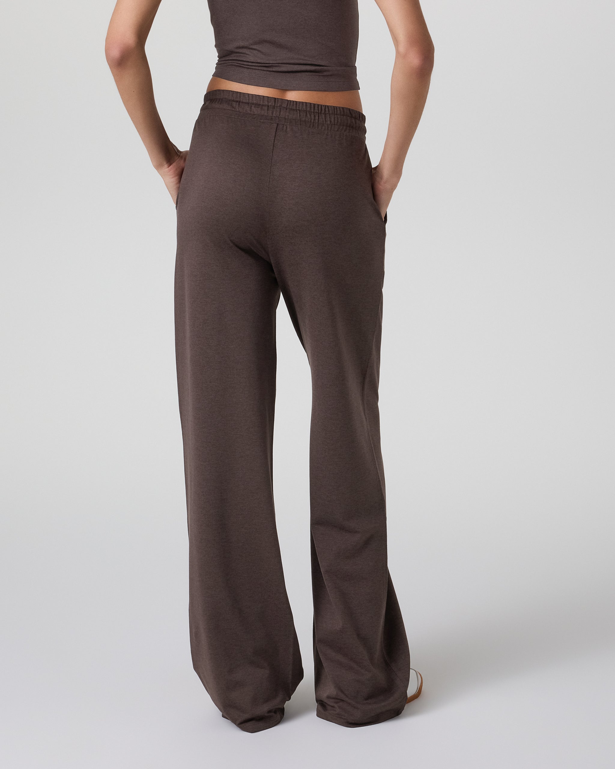 Halo Essential Wideleg Pant | Java Heather - Image 3