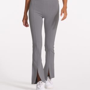Lux Rib Split Bootcut | Heather Grey