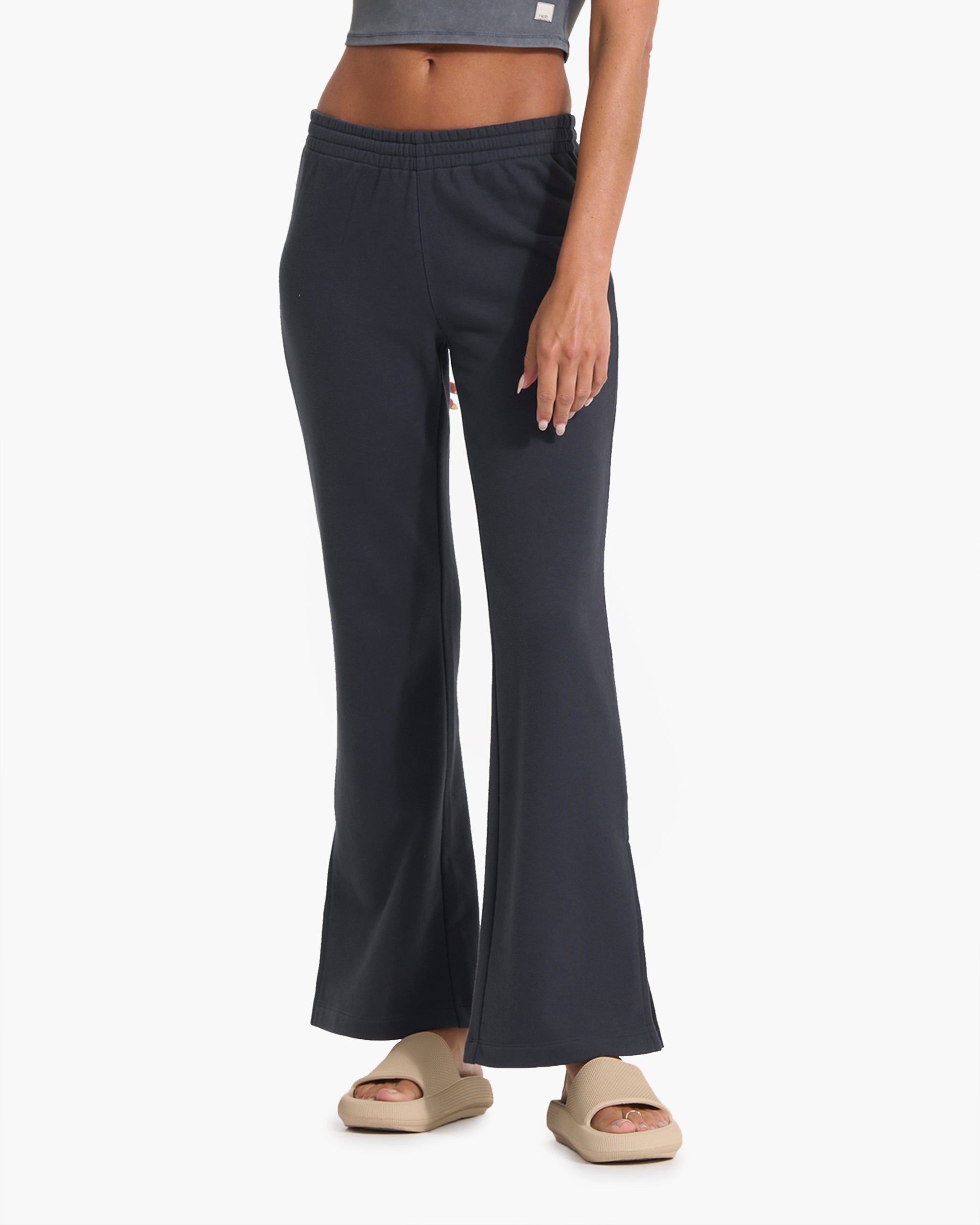 Sedona Wideleg Sweatpant | Charcoal