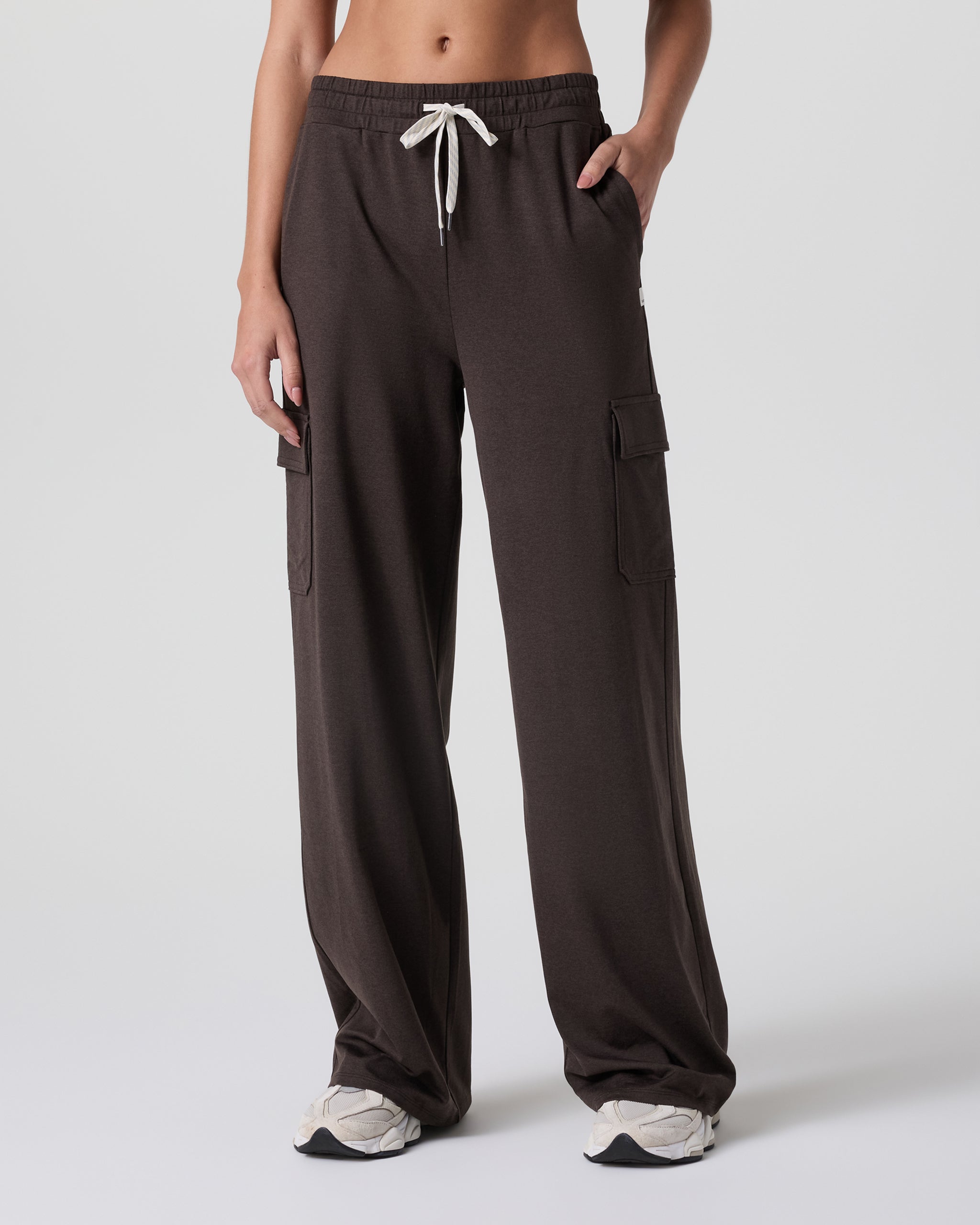Halo Essential Cargo Wideleg | Dark Java Heather - Image 3