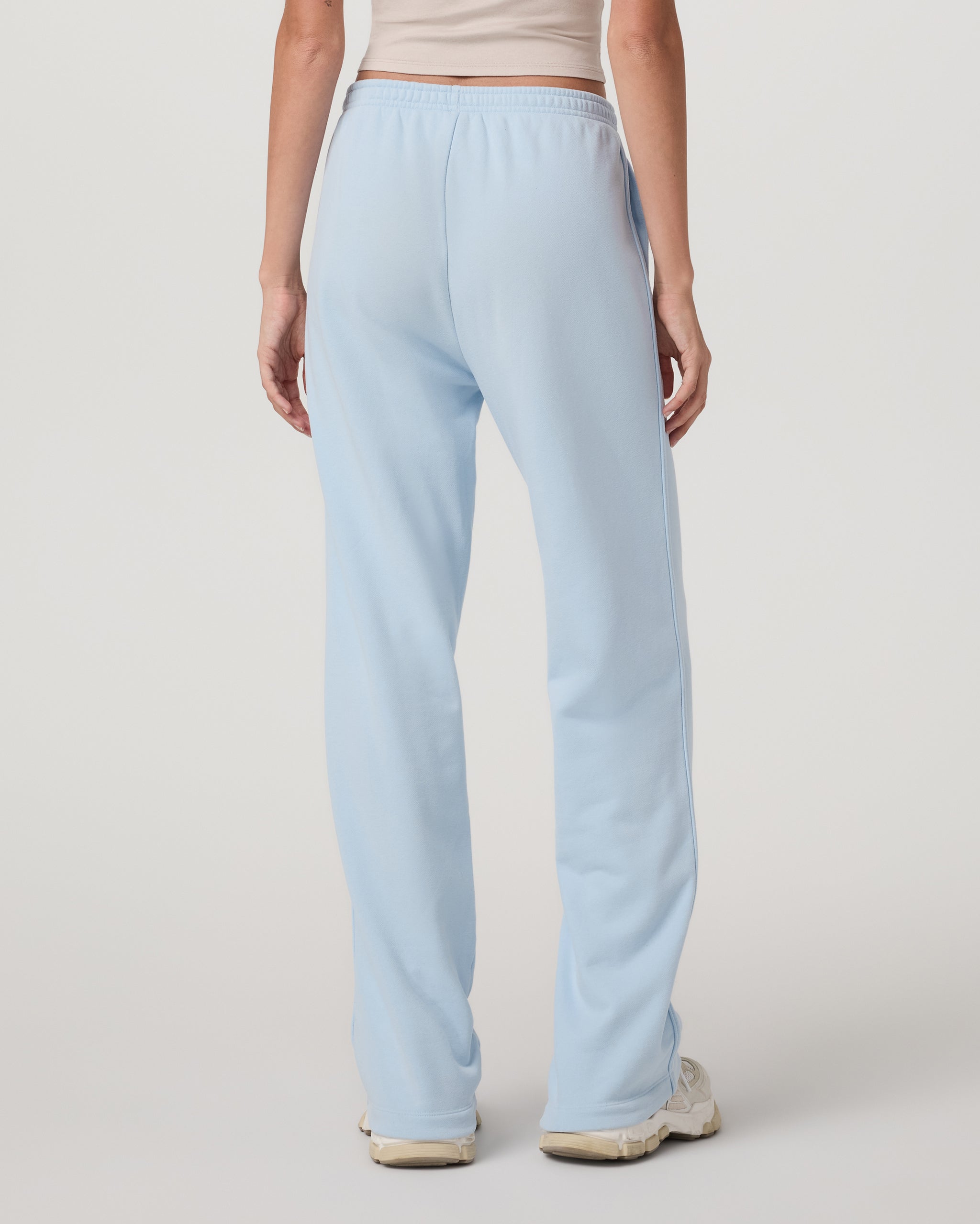 Sedona Straight Leg Sweatpant-Short | Crystal Blue - Image 3