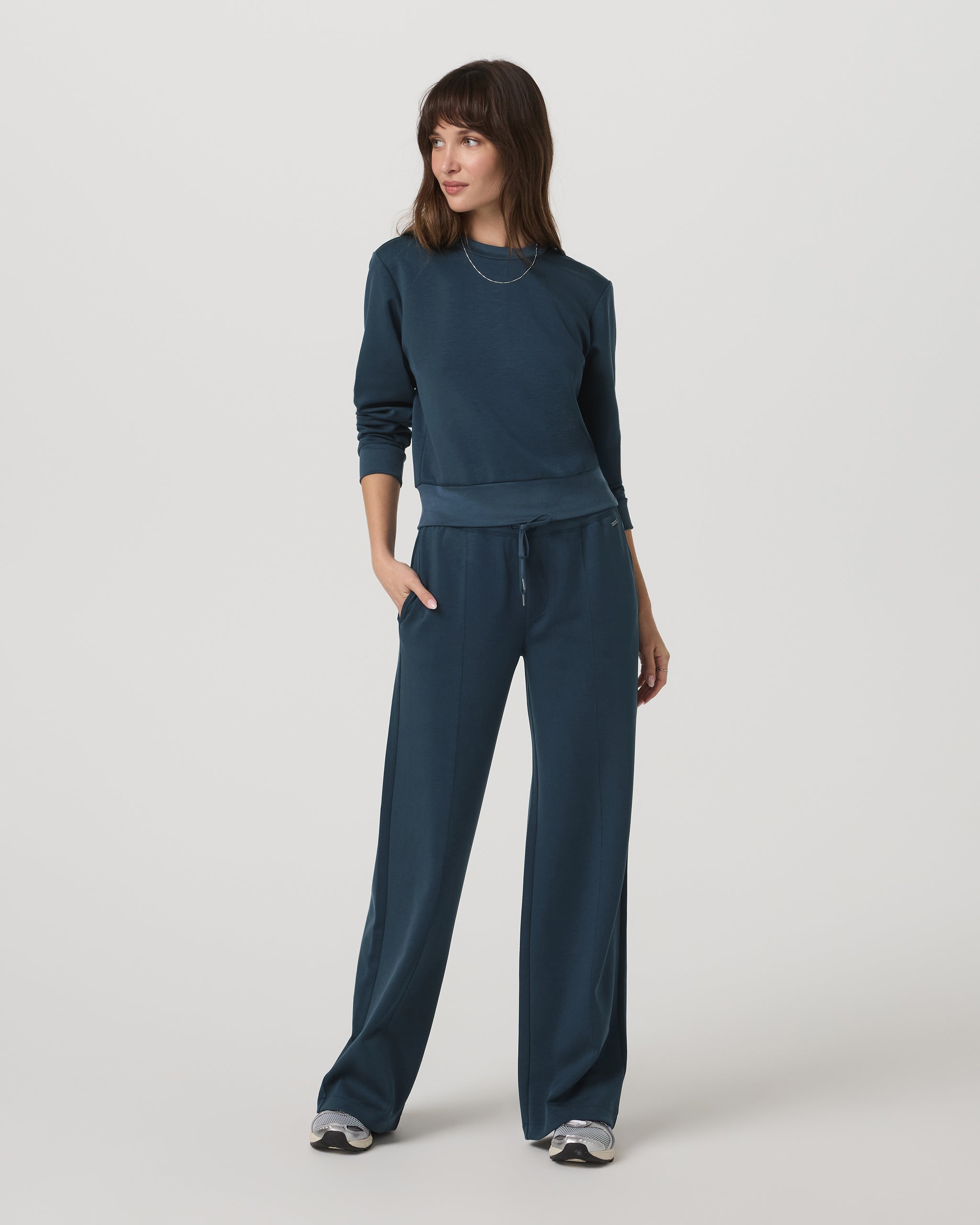 Compose Wideleg Pant | Ocean Blue - Image 4