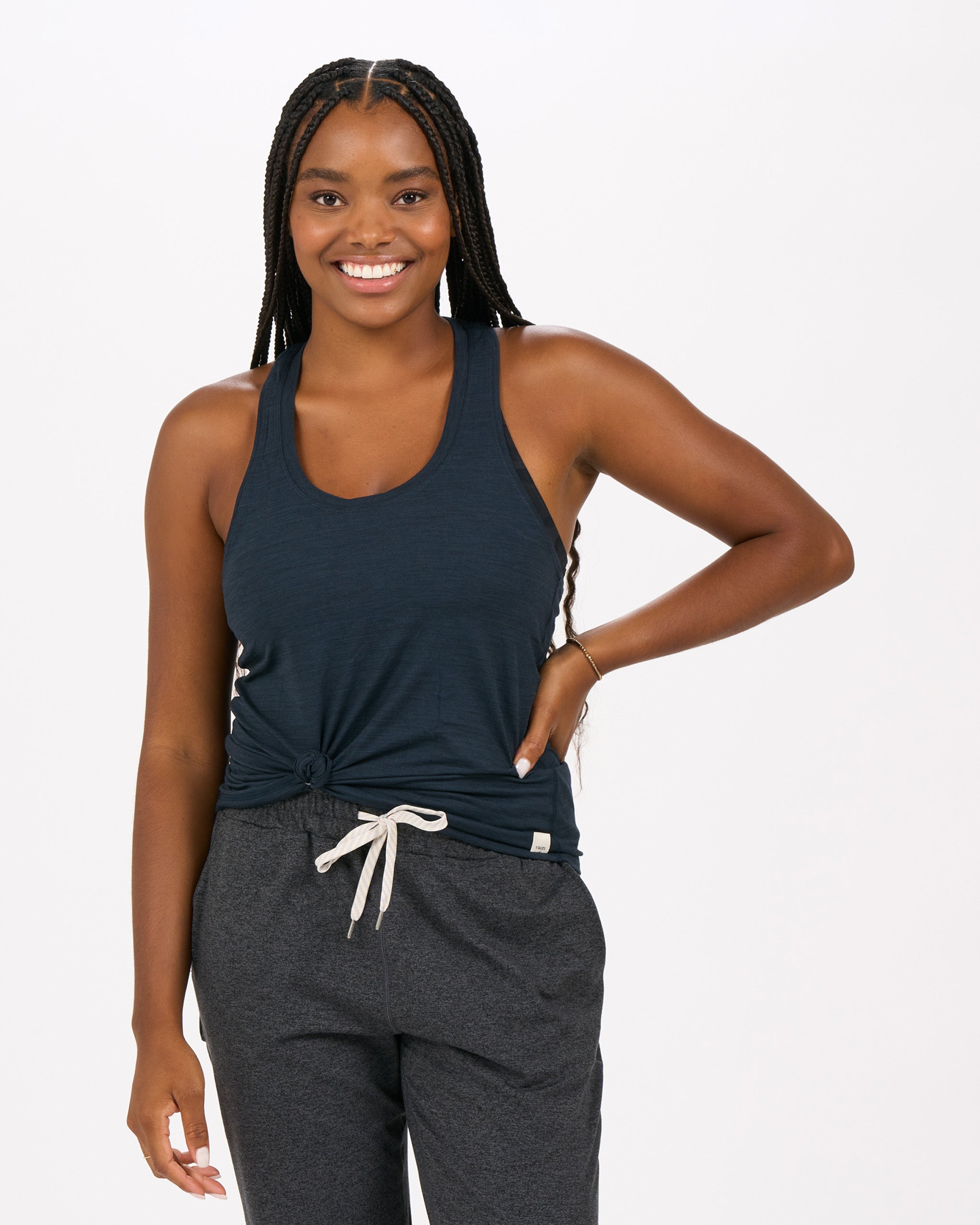Lux Performance Tank | Ink Heather - Image 4