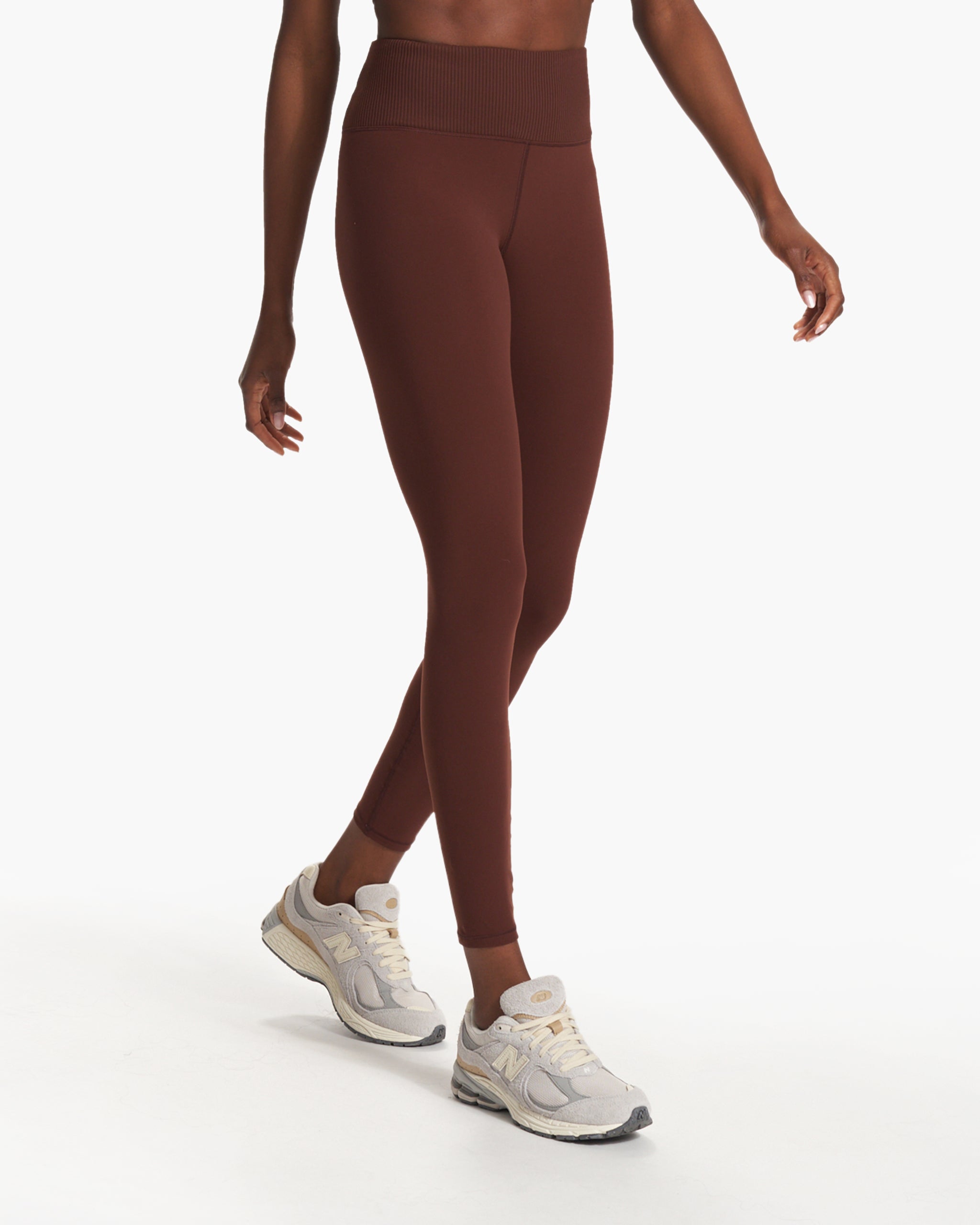 Rib Studio Legging | Mulberry - Image 4