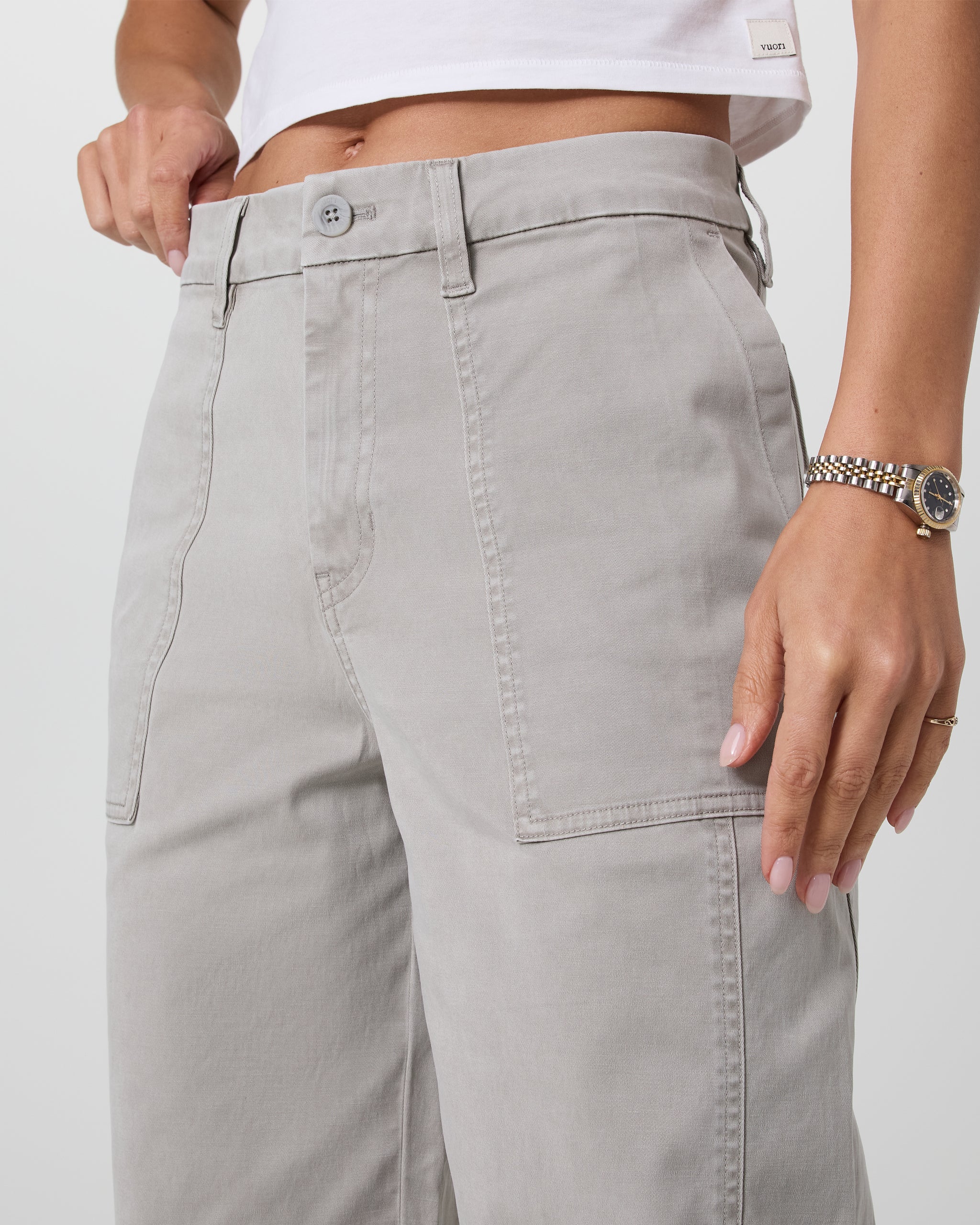 Anza Twill Pant | Talc - Image 4