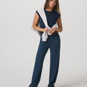 Halo Modern Straight Leg Pant - Short | Blue Coast Heather