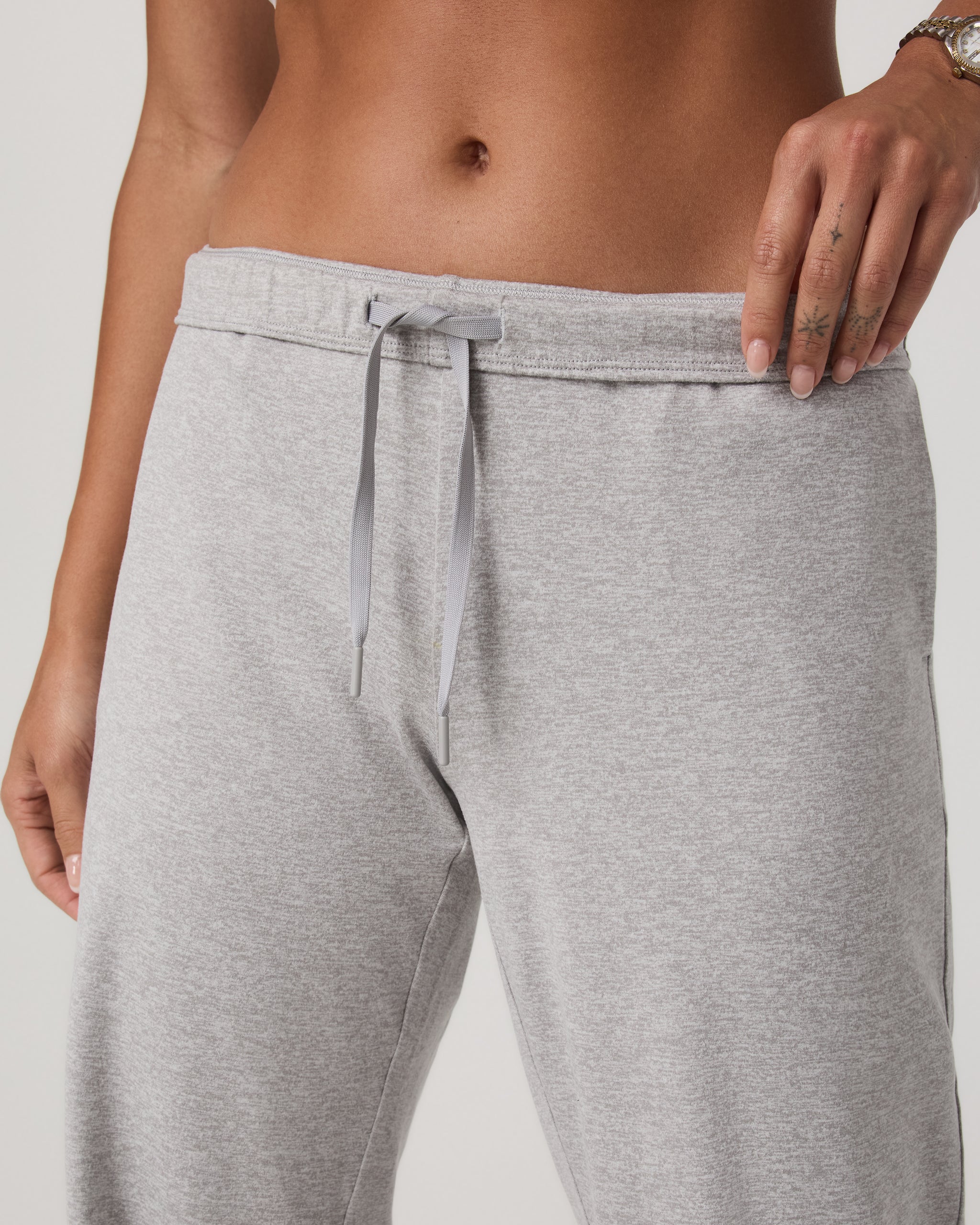 Halo Modern Straight Leg Pant | Pale Grey Heather - Image 2