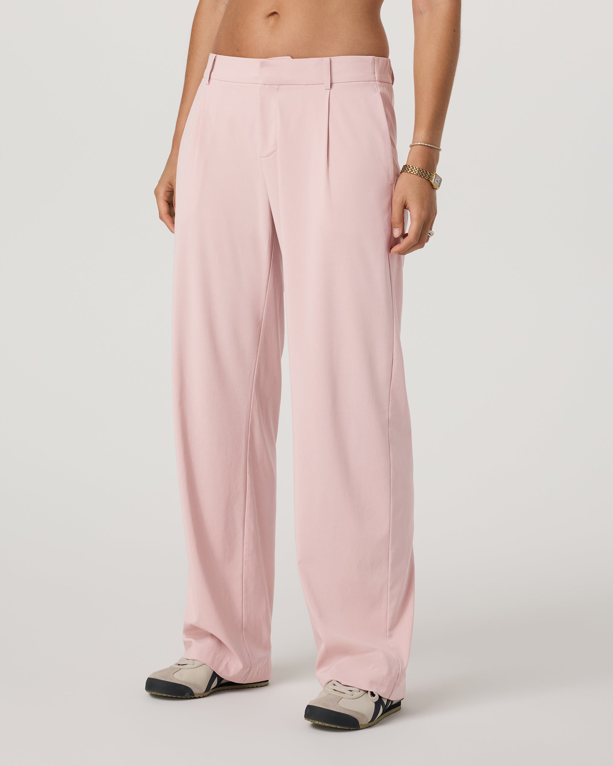 Villa Low Slung Trouser | Vintage Rose - Image 4