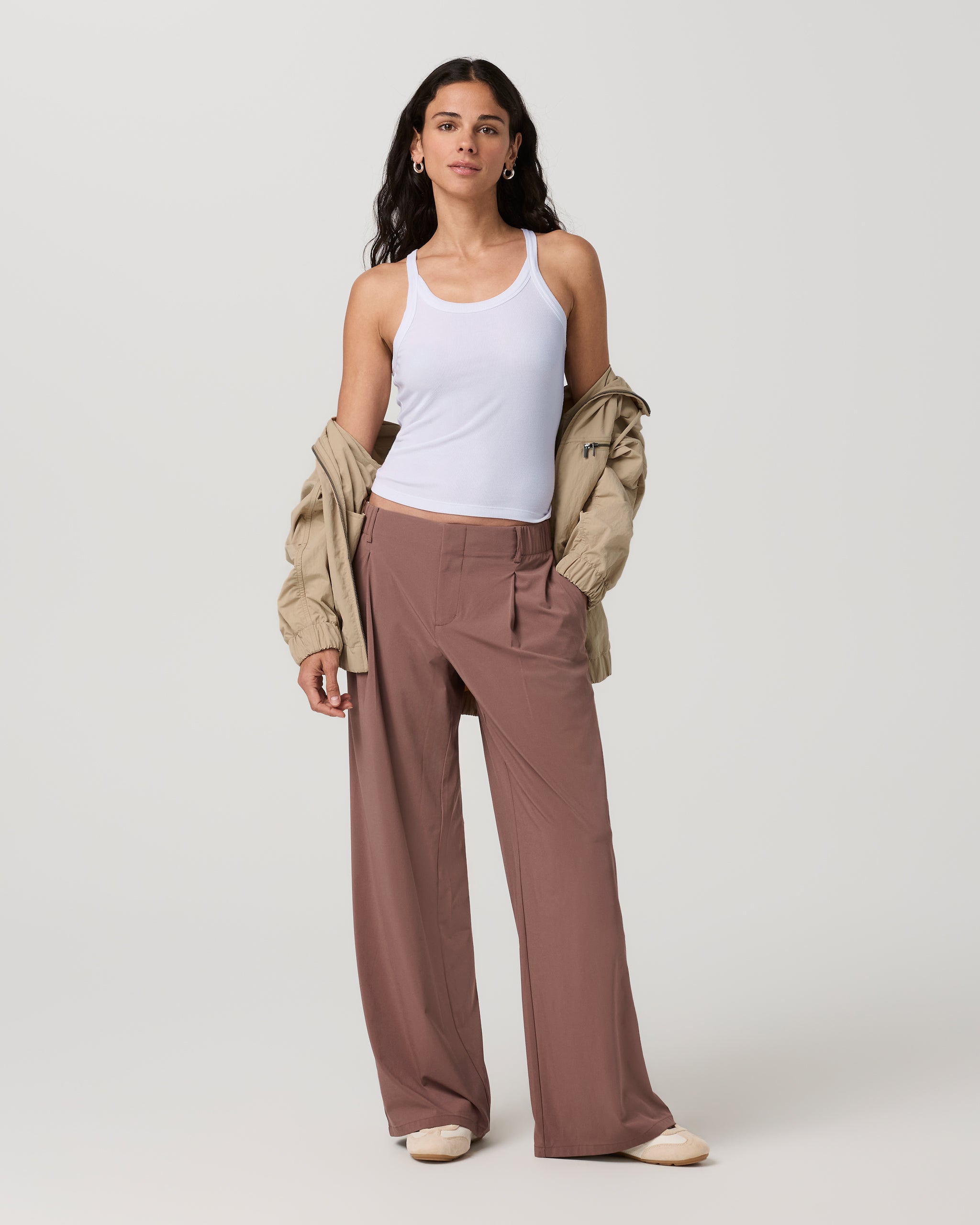 Villa Wideleg Trouser - Long | Sable - Image 4
