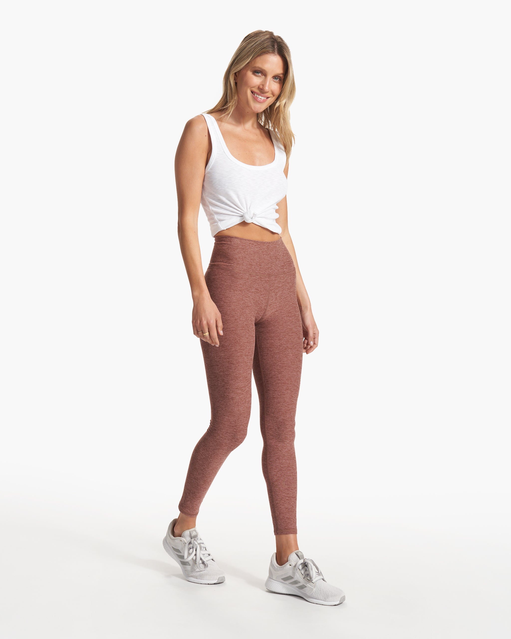 Clean Elevation Legging | Hazelnut Heather - Image 2