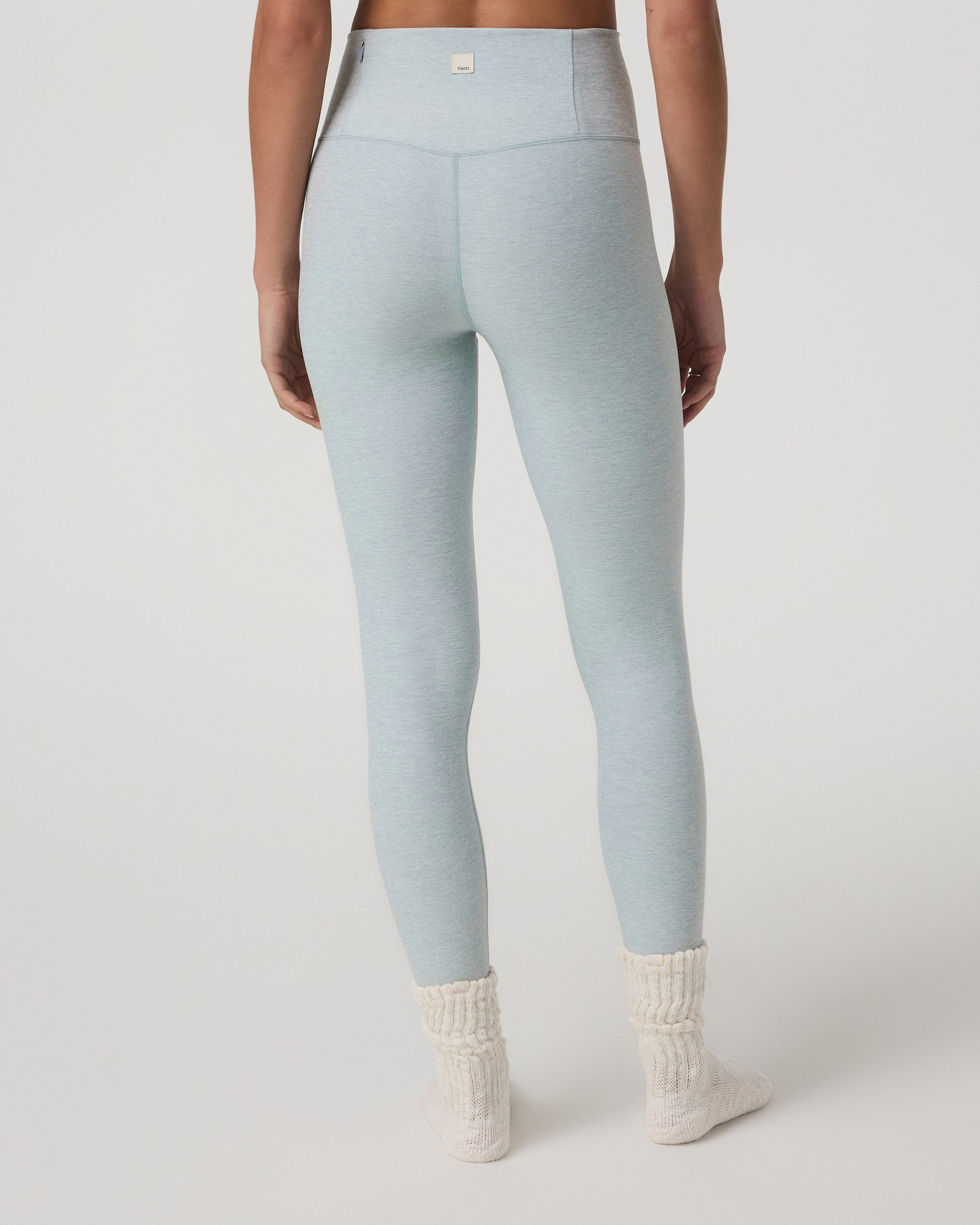 Clean Elevation Legging - Short | Blue Haze Heather - Image 3