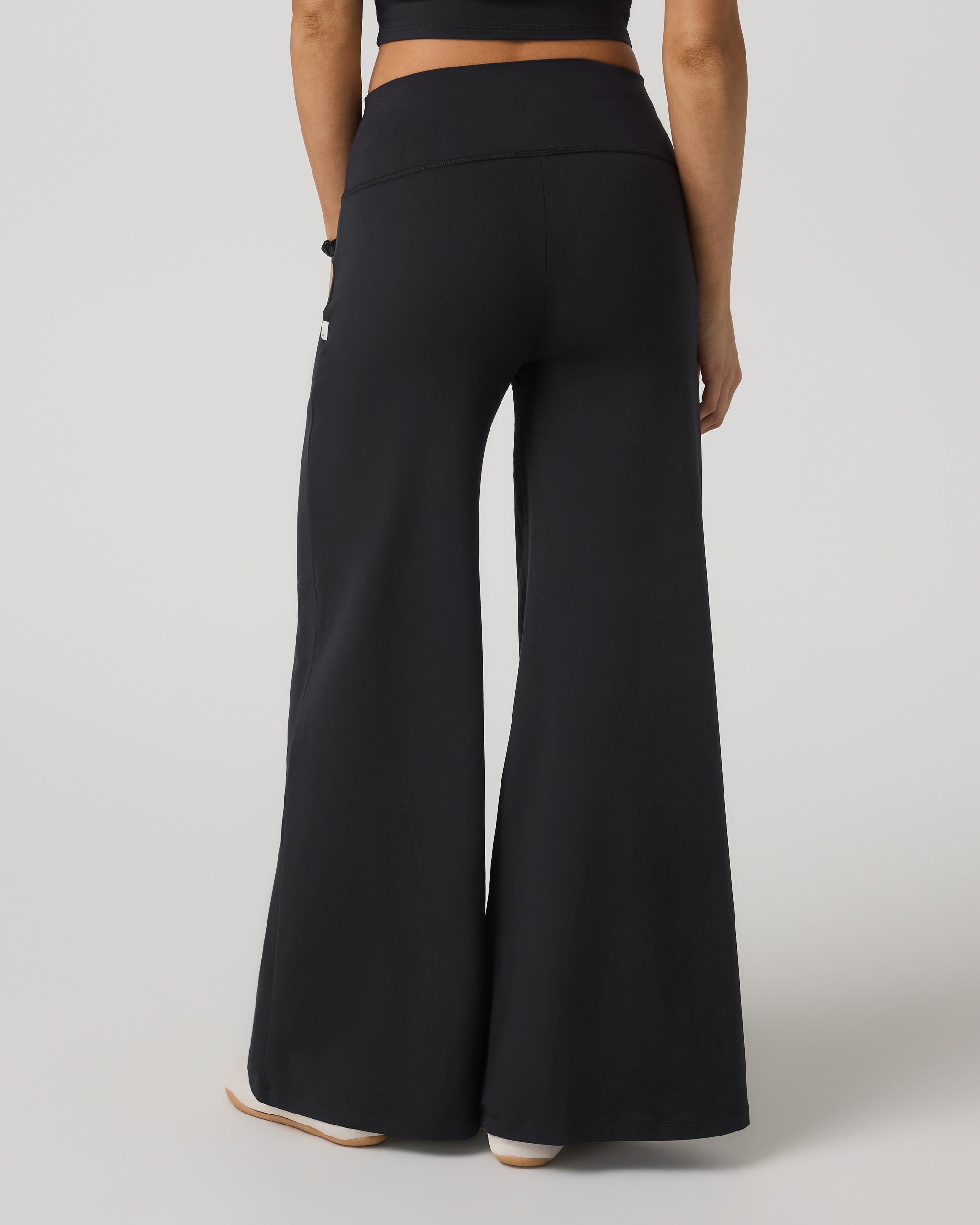 Halo Easy Wideleg Pant | Solid Black - Image 3