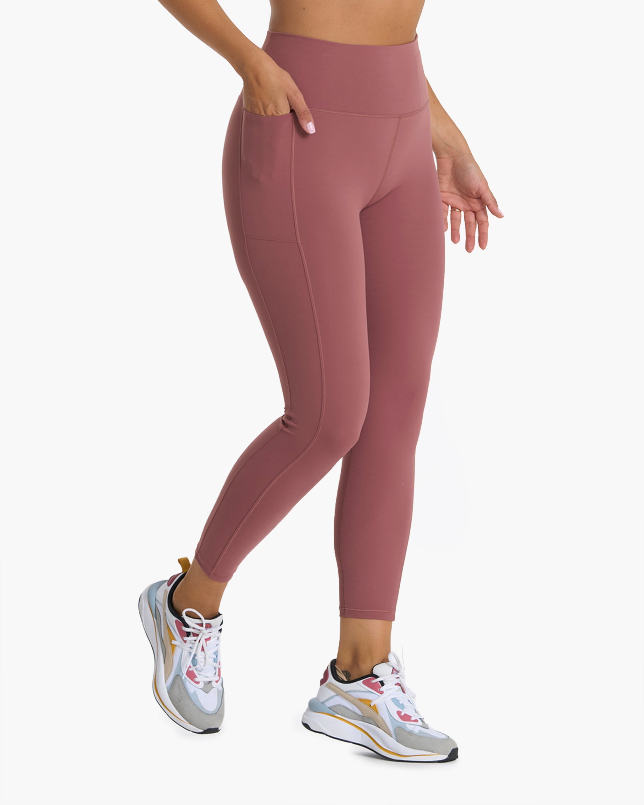 Studio Pocket Legging | Rosewood - Image 2