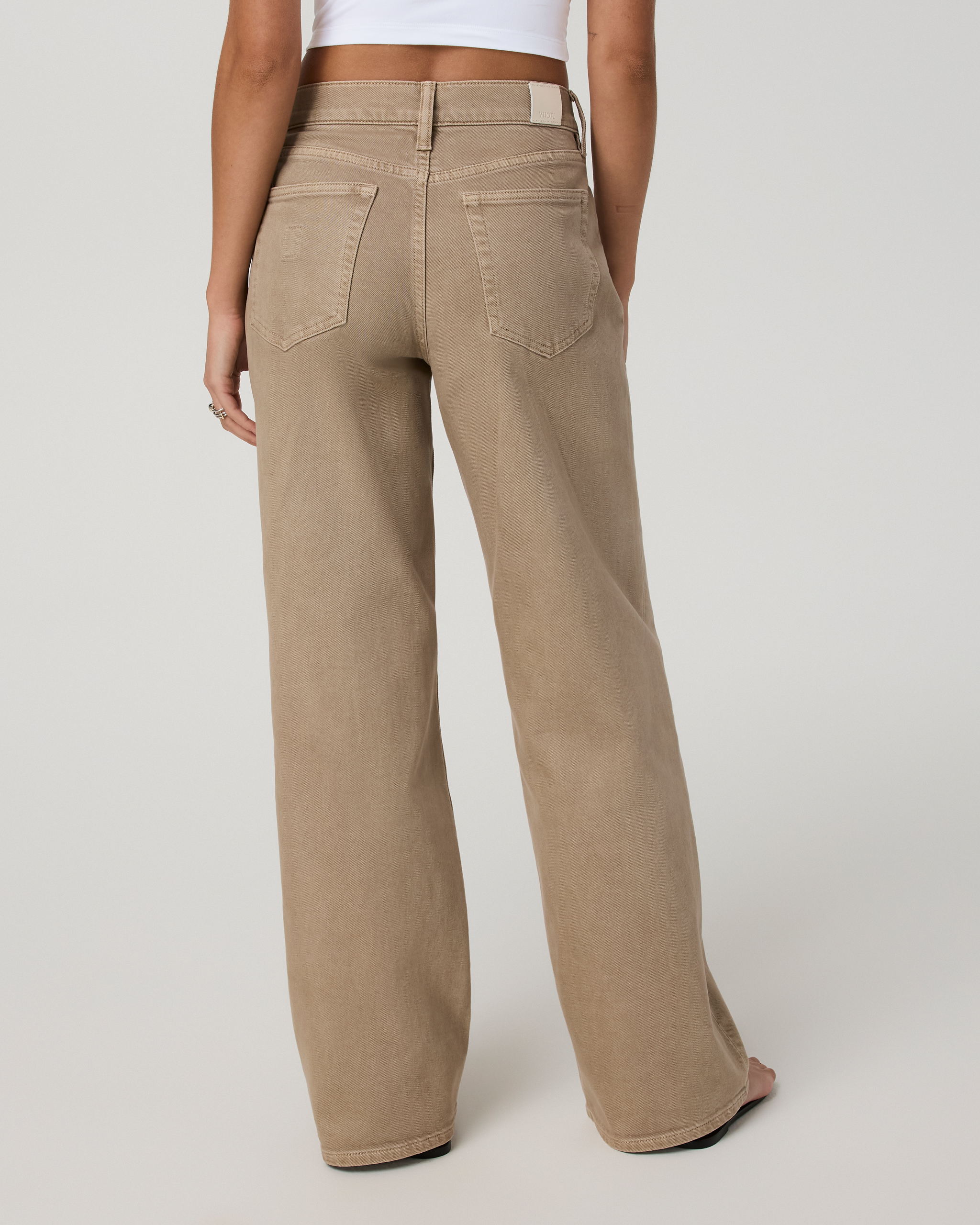 Women's Vuori Vintage Wideleg Jean | Sandy Taupe Denim - Image 3