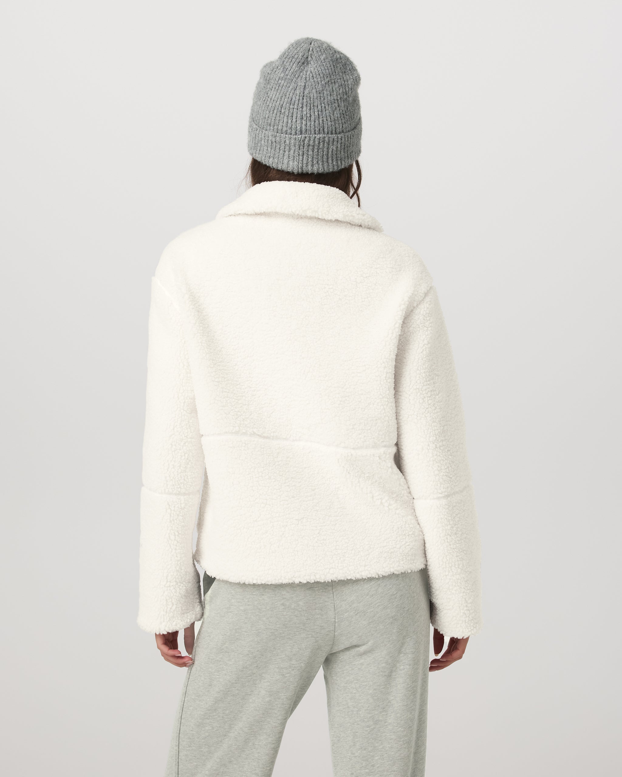 Lou Full Zip Jacket | Marshmallow - Image 4