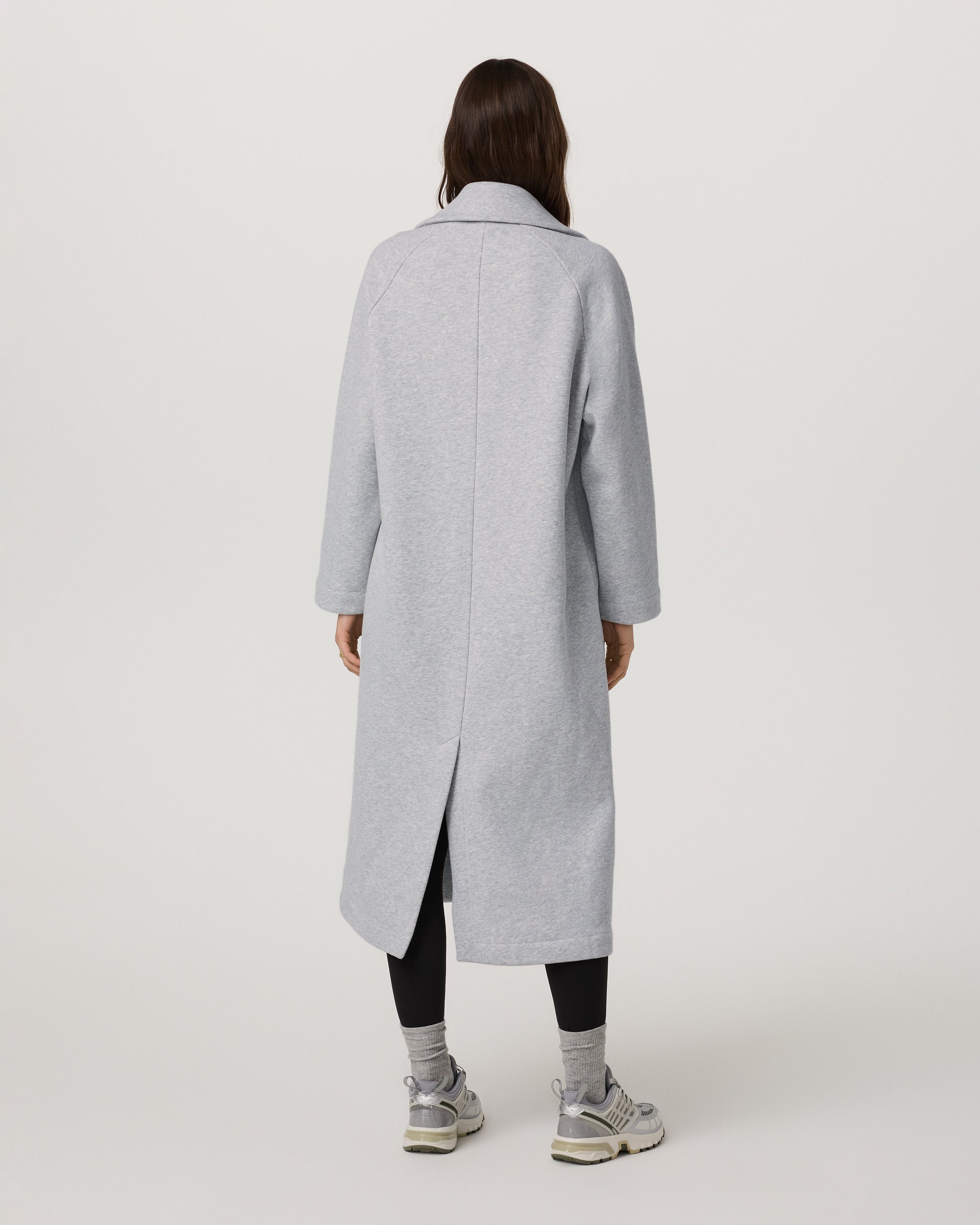 Restore Trench Coat | Light Heather Grey - Image 3