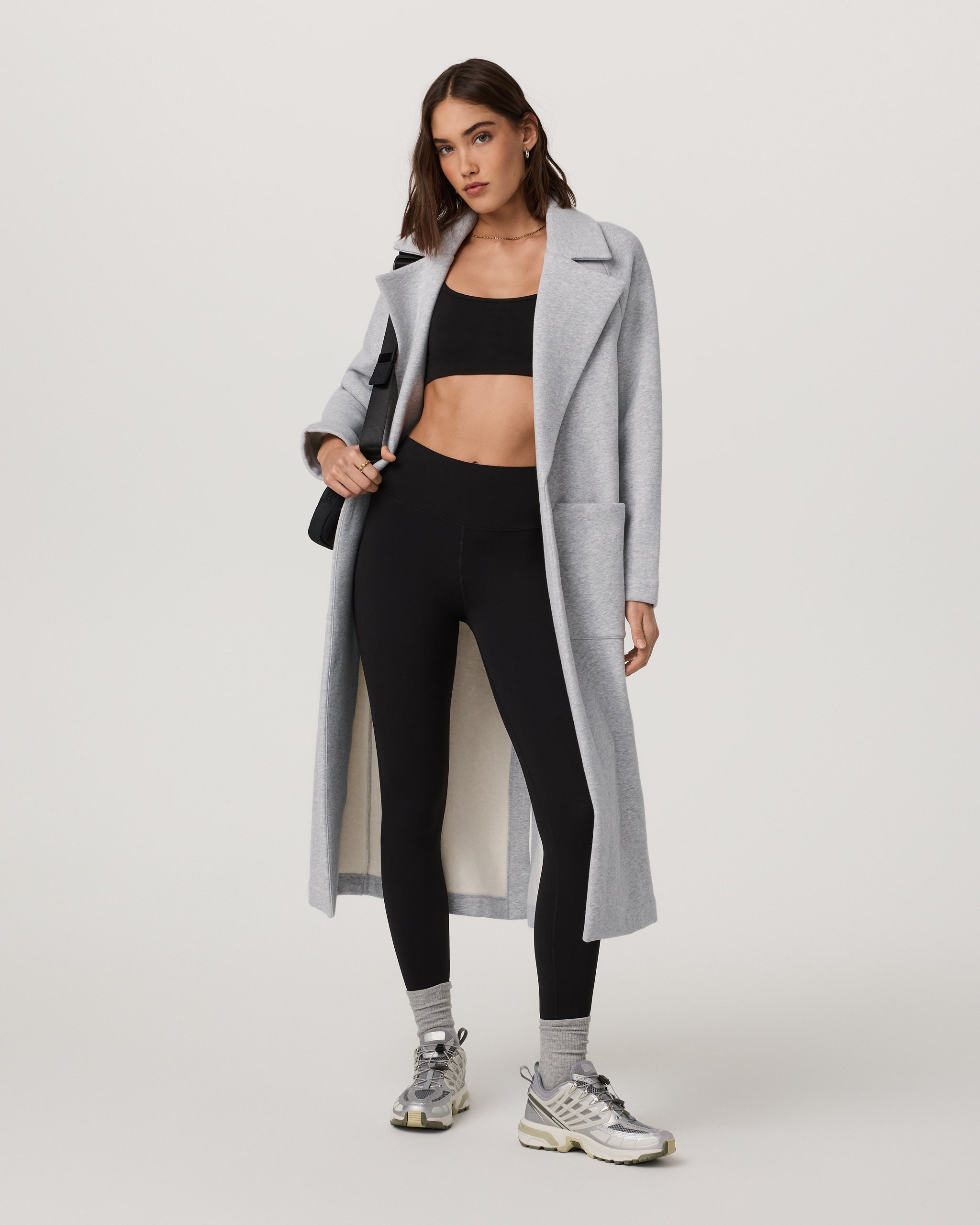 Restore Trench Coat | Light Heather Grey - Image 5