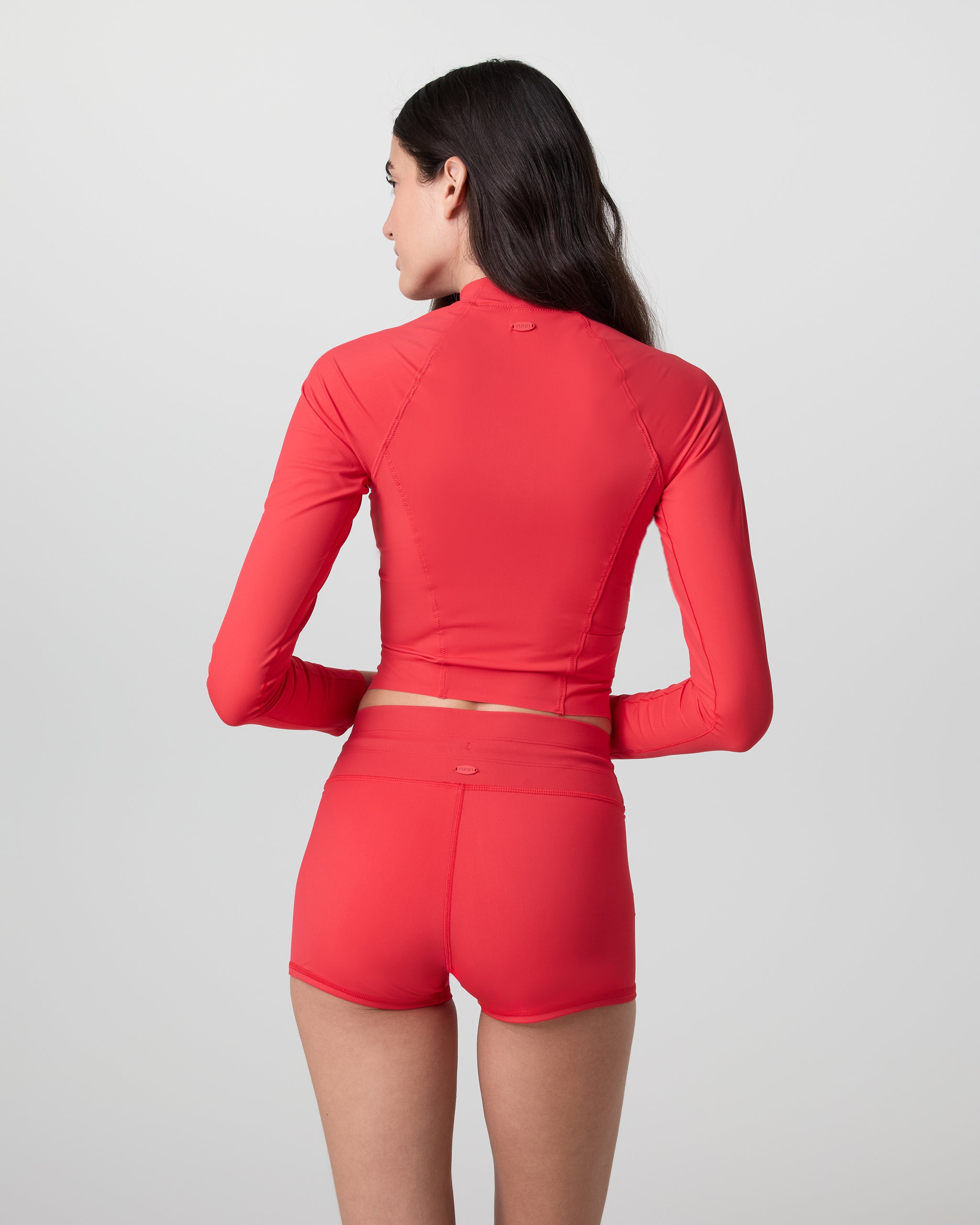 Long Sleeve Crush Rashguard | Bright Red - Image 3