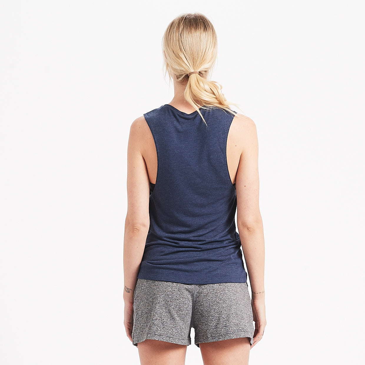 Live By The Sun Tank | Navy Heather - Image 3